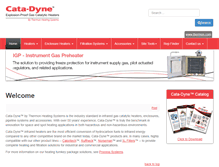 Tablet Screenshot of catadyne.com